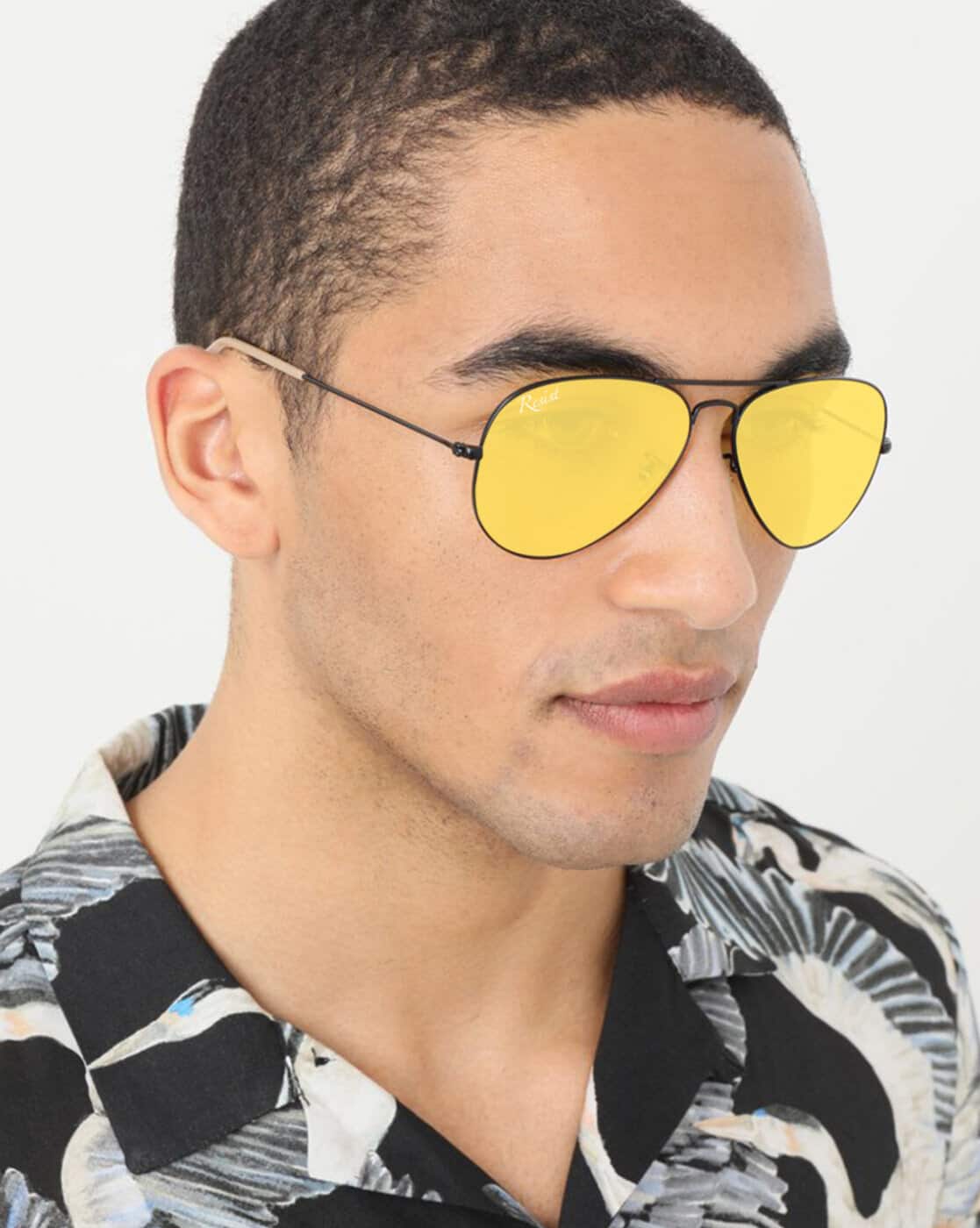 Buy Yellow Sunglasses for Men by Resist Eyewear Online