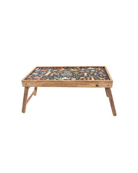 CHUMBAK Take the Scenic Route Black Breakfast Tray