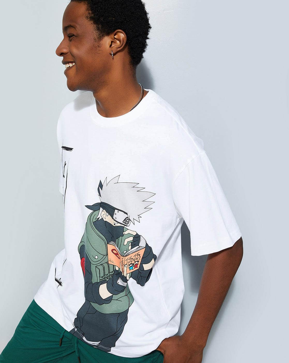 Camicia Naruto Bershka Naruto Magliette Oversize Bershka