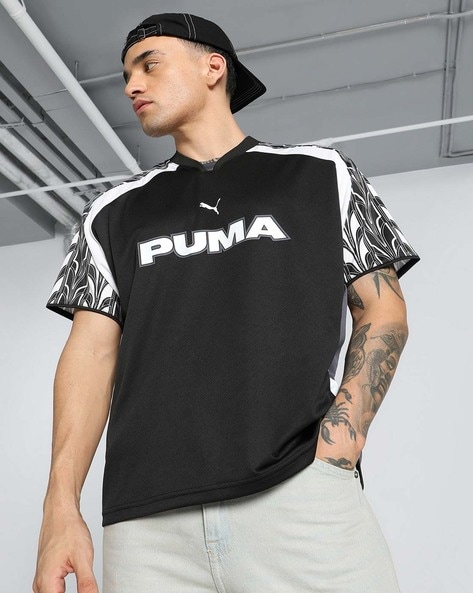 Puma v neck t shirt mens best sale