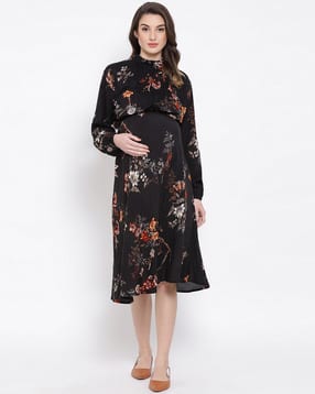 oxolloxo Floral Print A-line Dress-picture-44