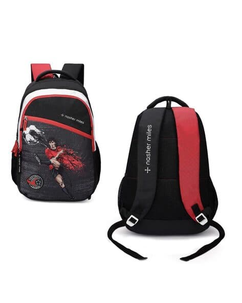 Nasher Miles Football Strike Backpack with Raincover - 45 L