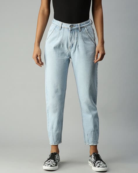 High-Rise Boyfriend Jeans