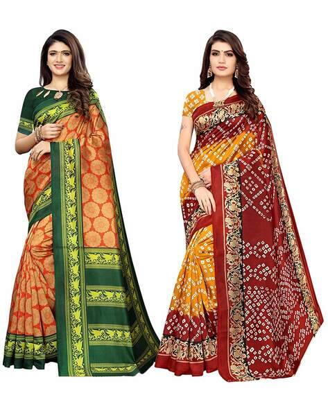 Buy Assorted Sarees for Women by MARABOUT Online