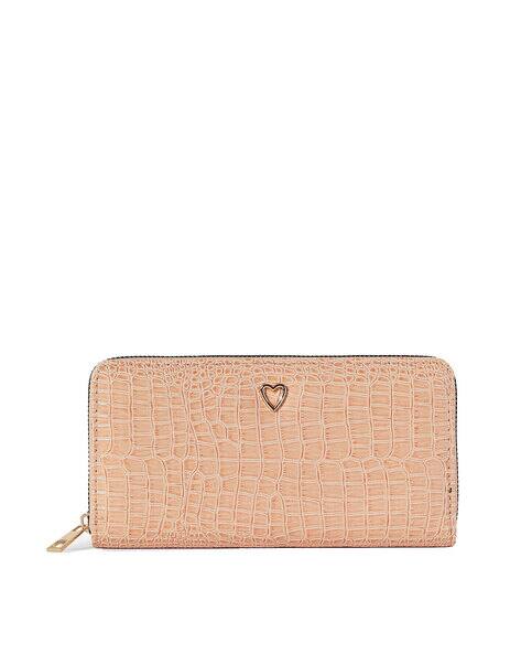 Haute Sauce Croc-Embossed Bi-Fold Wallet