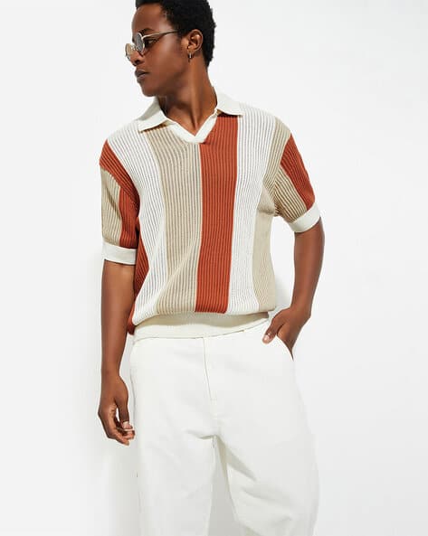 Buy Orange Beige Tshirts for Men by MAX Online