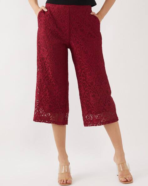 Zink London Lace Palazzos with Insert Pockets