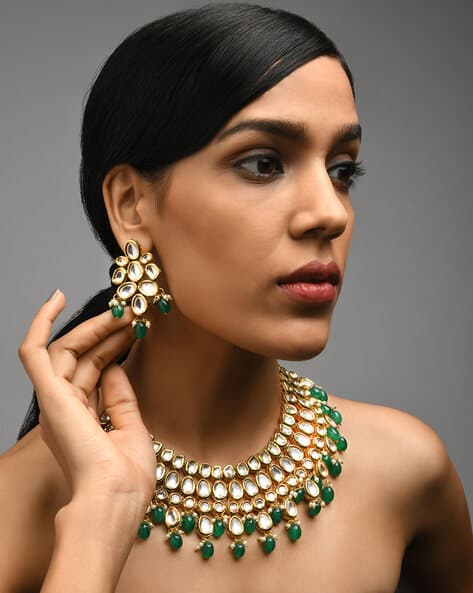 Ajio kundan jewellery discount
