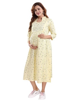 mamma's maternity Indian A-line Dress-picture-20