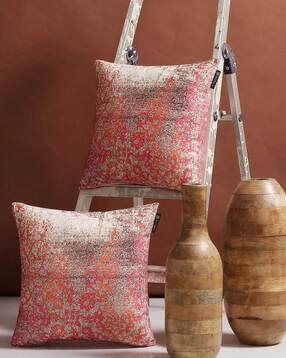 romee Set of 2 Printed Cushion Covers 16" x 16"-picture-7