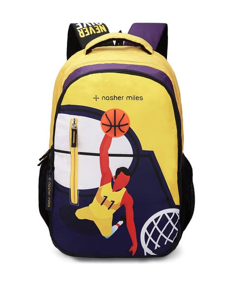 Nasher Miles Basketball Backpack with Raincover - 45 L