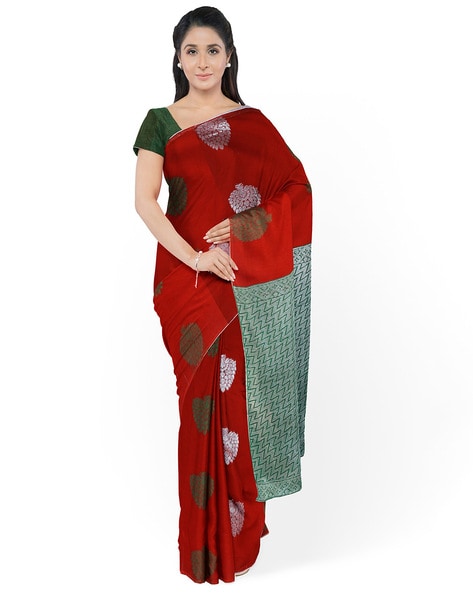 Buy Red Sarees for Women by POTHYS Online Ajio