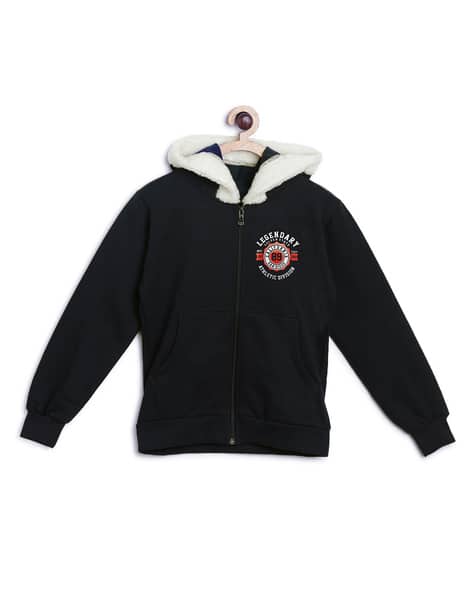 Buy Black Sweatshirts Hoodie for Boys by Fashionable Online