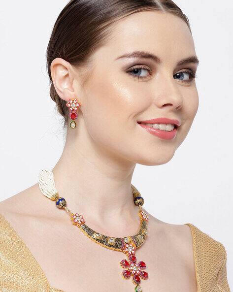 Buy Red FashionJewellerySets for Women by ZOBBY Online