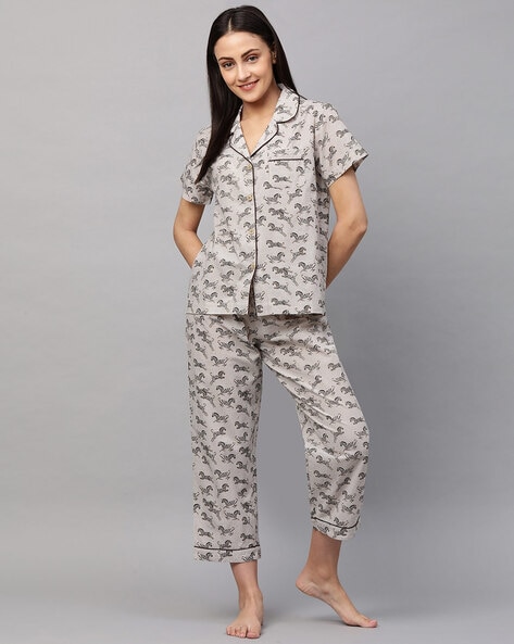 Printed Night Suit