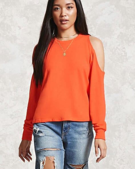 orange tops forever 21