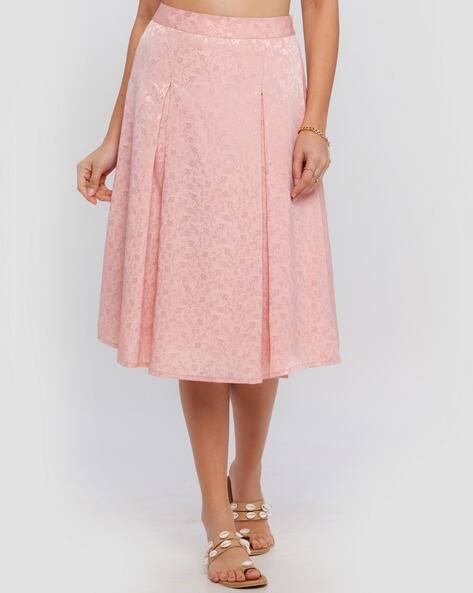 Zink London Floral Print A-line Skirt