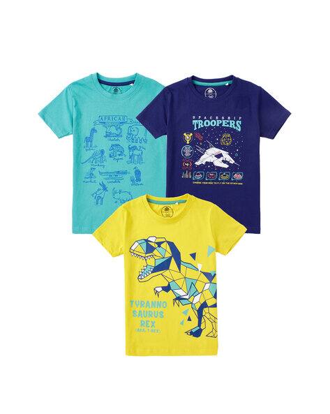 Cub McPaws Pack of 3 Graphic Print  T-shirt