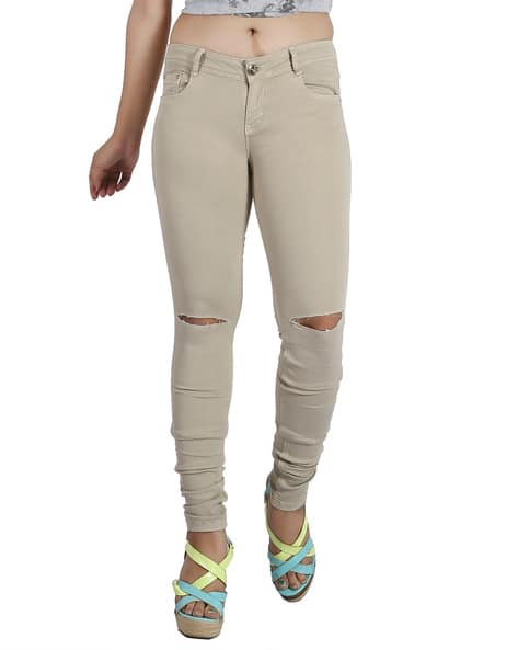 Lightly Washed Slim Jeans