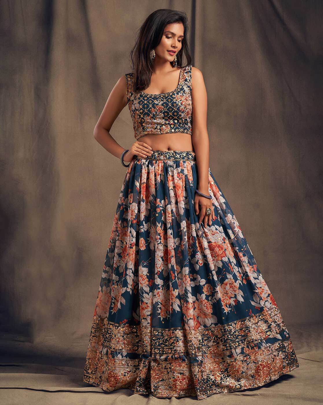 Crop top lehenga under 1000 hotsell