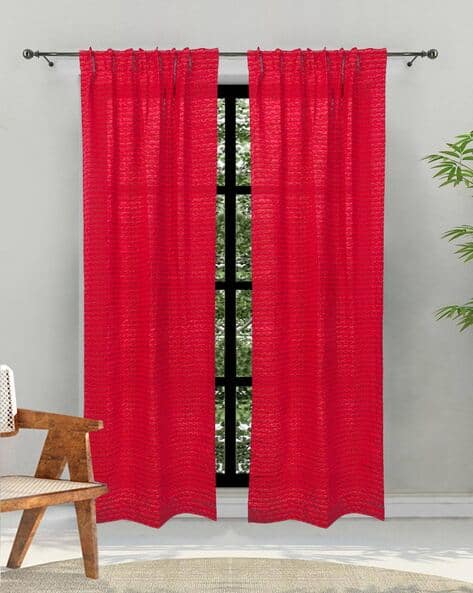 Buy Red Curtains Accessories for Home Kitchen by Fabindia