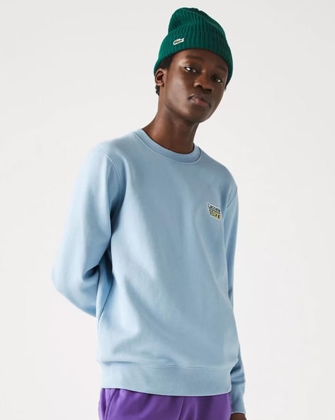 Buy Blue Sweatshirt Hoodies for Men by Lacoste Online Ajio