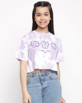 Buy Lavender Tops & Tunics for Girls by LI'L TOMATOES Online