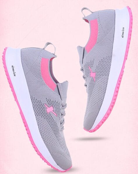 Women Low-Top Lace-Up Running Shoes