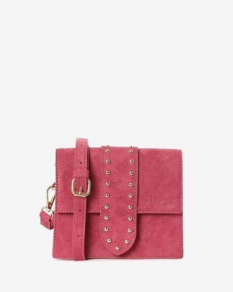 Haute Sauce Textured Sling Bag with Detachable Strap