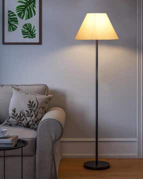 devansh Floor Lamp with Wooden Shade-picture-45