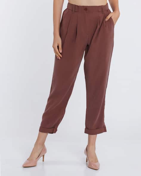 Zink London Double-Pleated Straight Fit Trousers