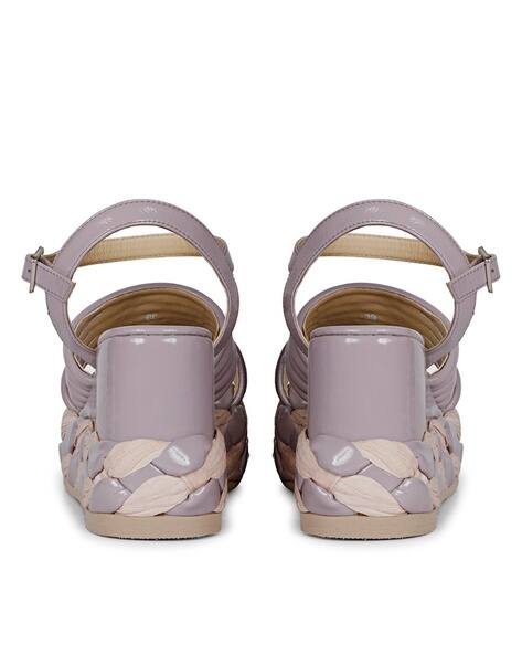 Buy Lavender Heeled Sandals for Women by Saint G Online