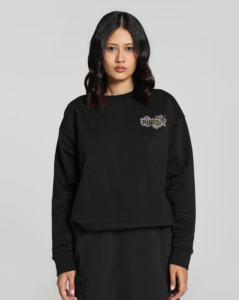 Puma Class Act Women Relaxed Fit Crew Neck Sweatshirt