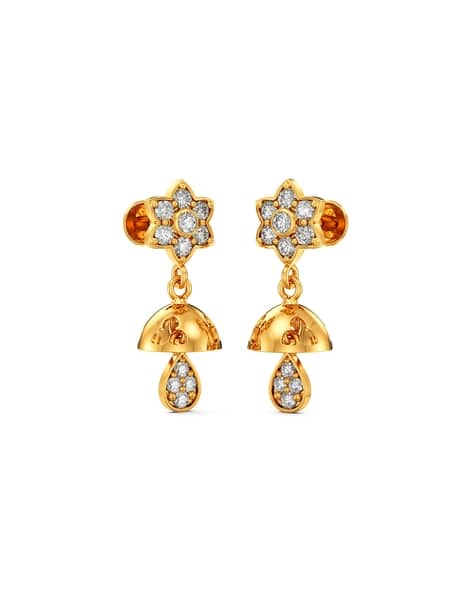 Antique Earrings Jhumka Designs Abharan Jewellers Earrings Buy