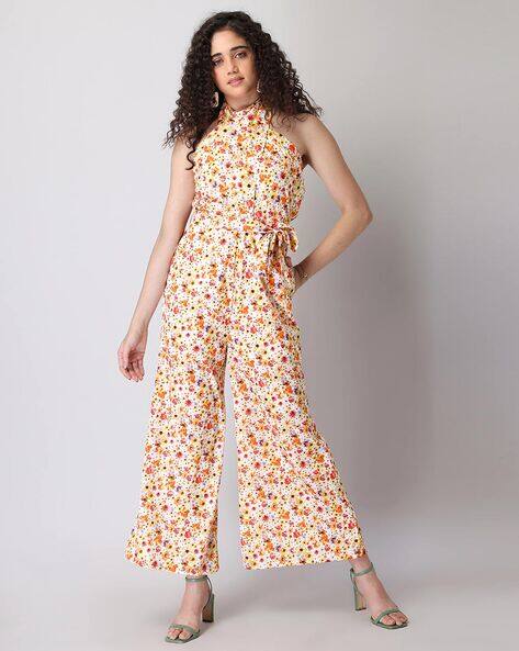 FABALLEY Floral Jumpsuit