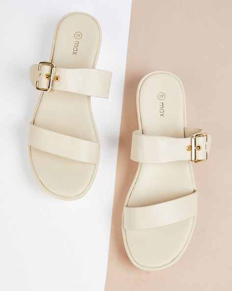 Women Open-Toe Slip-On Flat Sandals