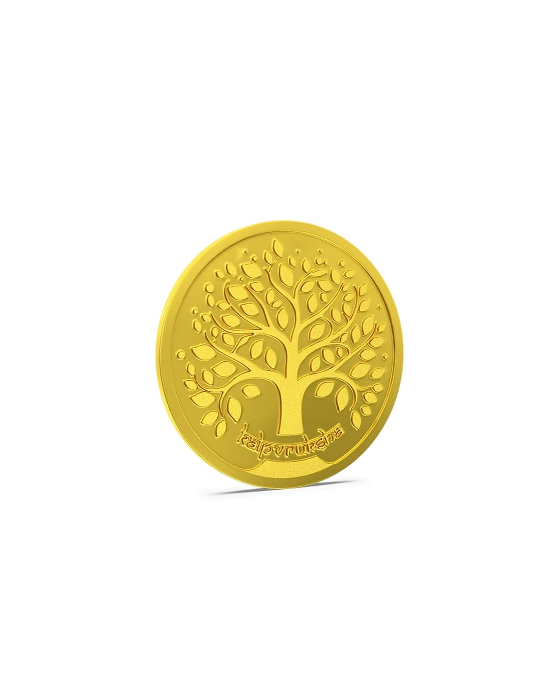 ASPECT BULLION REFINERY 2 Gm 24 Kt For Women (995, FreeSize) Yellow Gold Kalpavruksha Coin For Women (Yellow Gold, FreeSize)