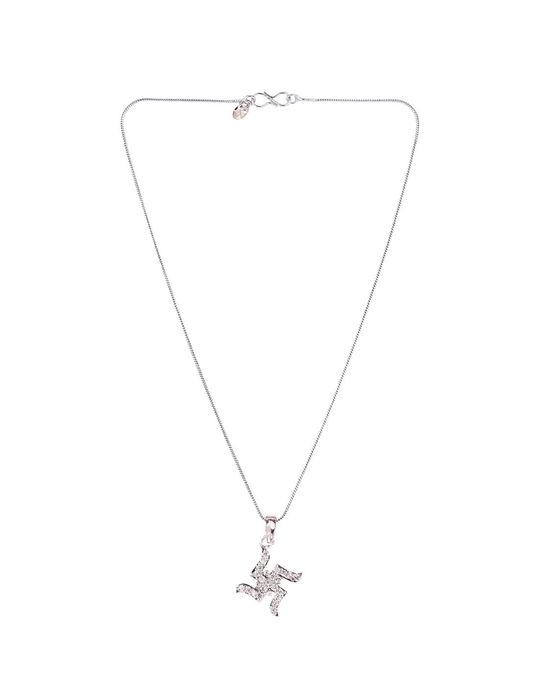 Buy Silver Necklaces & Pendants for Women by EFULGENZ Online