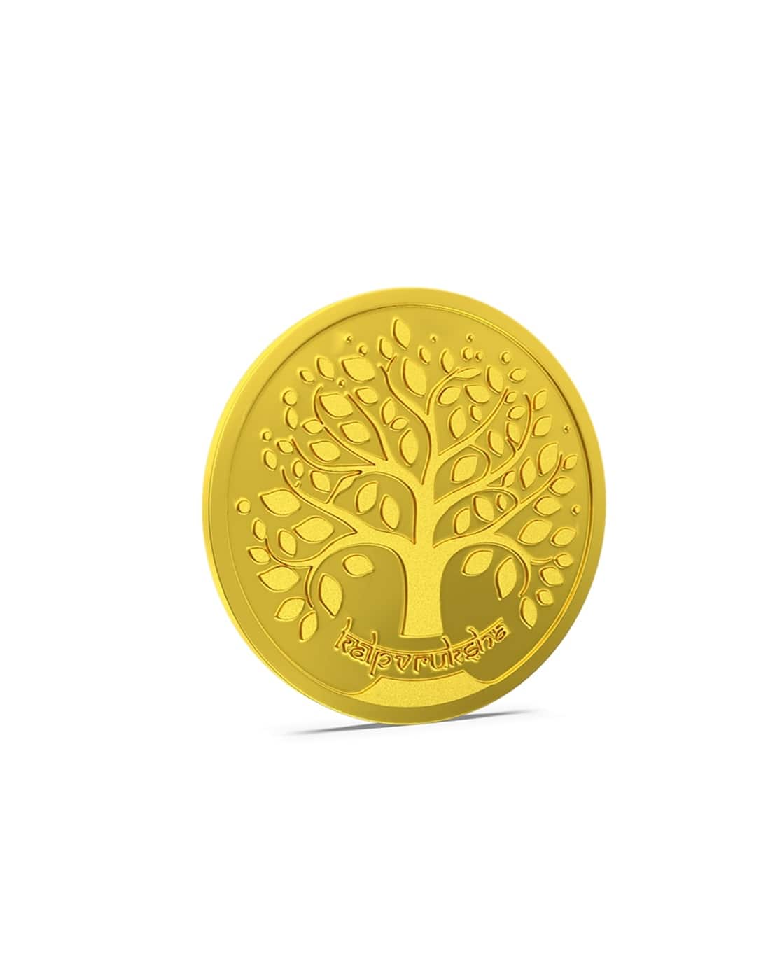 ASPECT BULLION REFINERY Yellow Gold Kalpavruksha Coin For Women (Yellow Gold, FreeSize)