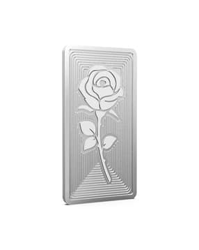 aspect bullion refinery Pure Silver Rose Bar-picture-44