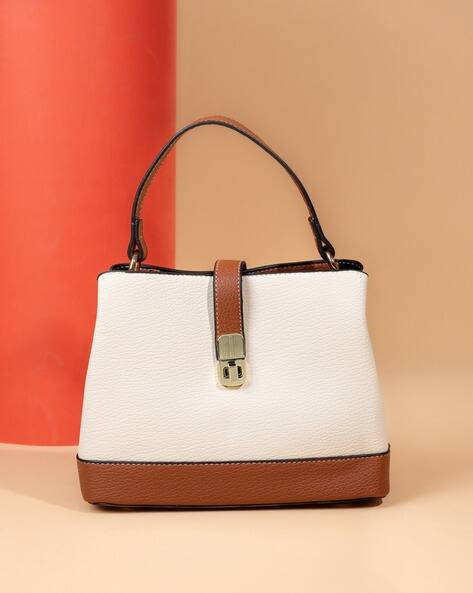Women Colourblock Shoulder Bag with Detachable Strap