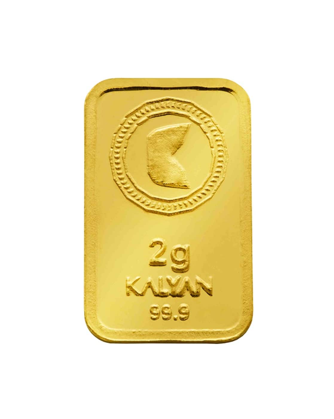 KALYAN JEWELLERS 2 Gm 24Kt For Women (999, FreeSize) Yellow Gold Floral Bar For Women (Yellow Gold, FreeSize)
