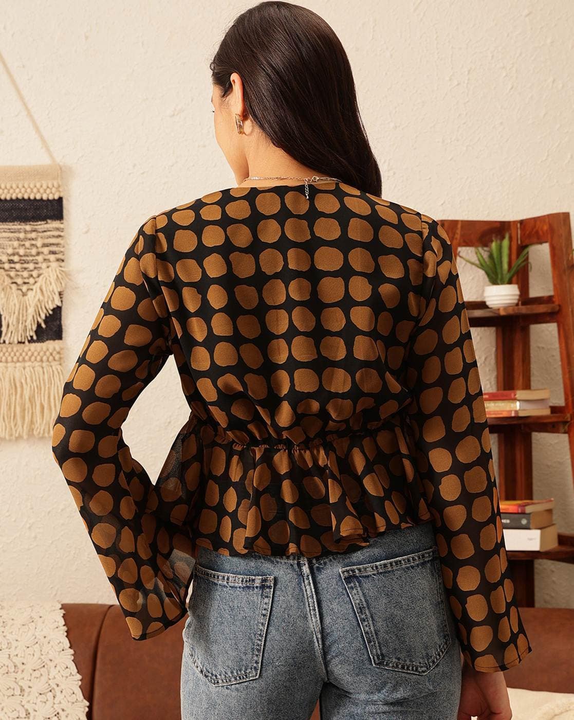 missguided peplum blouse