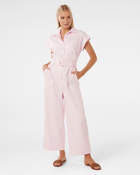 Jumpsuit with Waist Belt