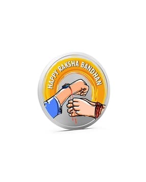 aspect bullion refinery Pure Silver Raksha Bandhan Coin-picture-19