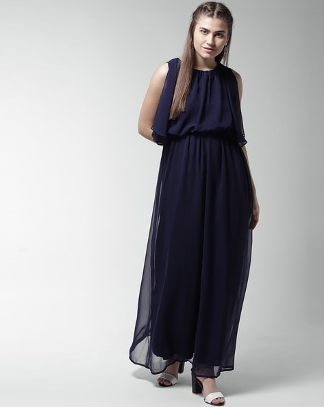 Buy Blue Dresses for Women by La Zoire Online Ajio