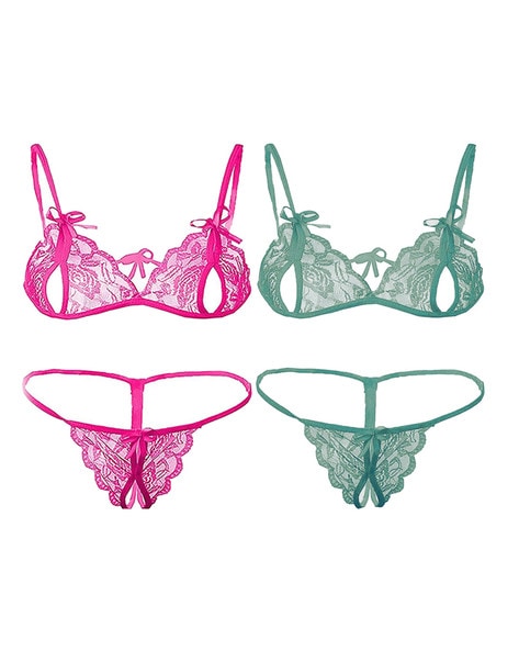 Thongs and bra discount