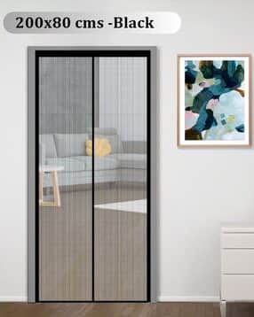 Striped Fiberglass Door Mosquito Net 200 cm x 80 cm