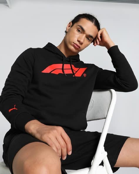 F1 Essentials Men Motorsport Logo Hoodie