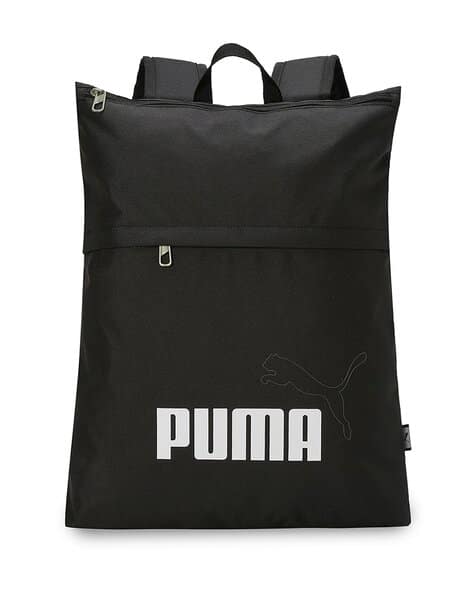 Puma Brand Print Backpack with Adjustable Straps